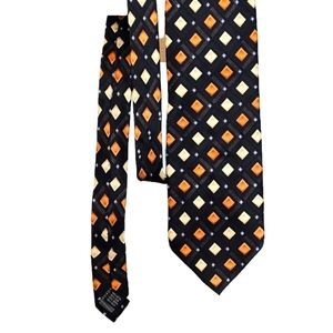 Knightsbridge Black 100% Silk Tie